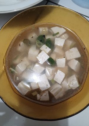 Foto resep Sup tahu cina ala hokben