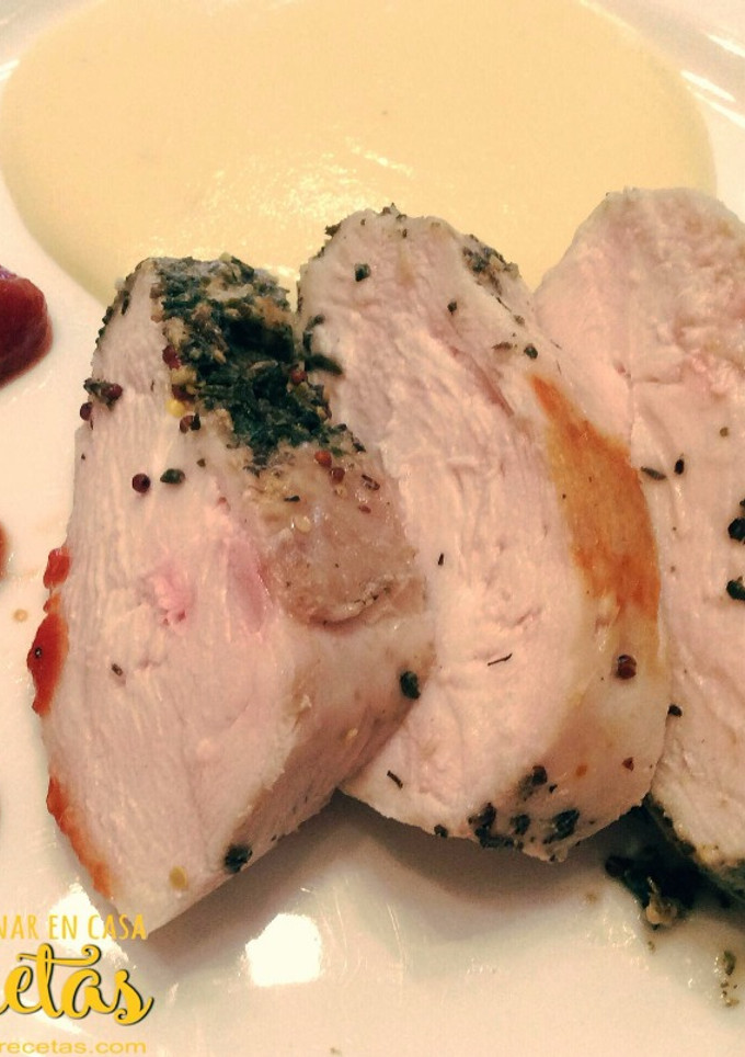 Una foto de Pechuga de pollo especiada a la antigua - Sous Vide