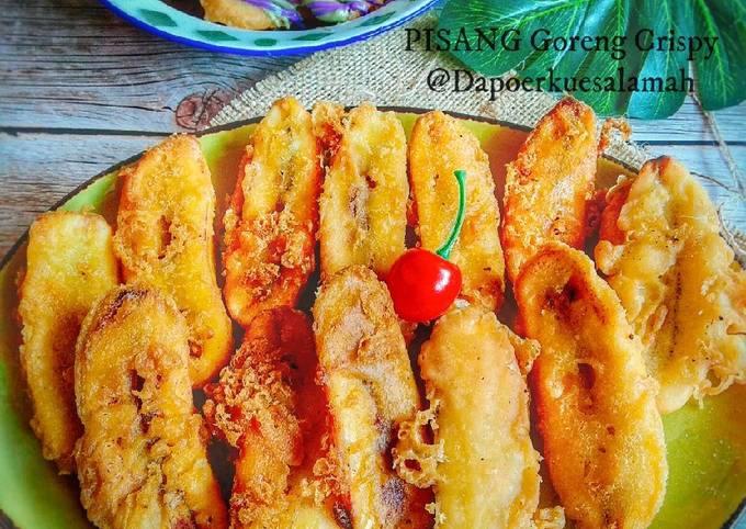 Cara membuat pisang goreng crispy sederhana dengan bahan-bahan mudah