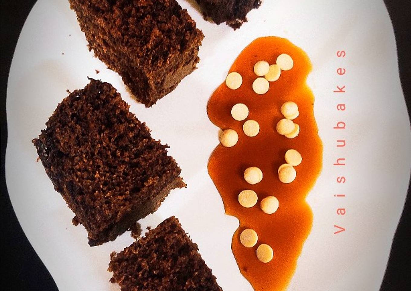 Vanilla Caramel Chocolate Brownies