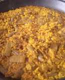 Arroz con judías verdes y Cointreau