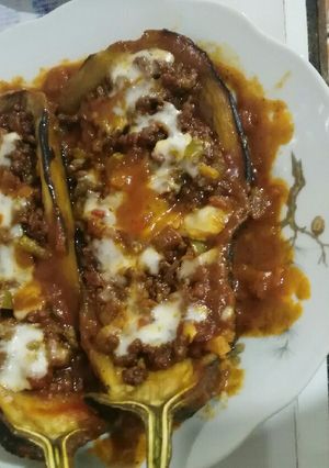 عکسی از دستور بادمجون ،شکم پر