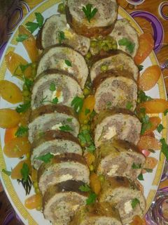 صورة لوصفة رولي الدجاج بالجلبانة