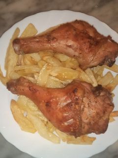 صورة لوصفة دجاج محمر في الفرن 🍗🍗