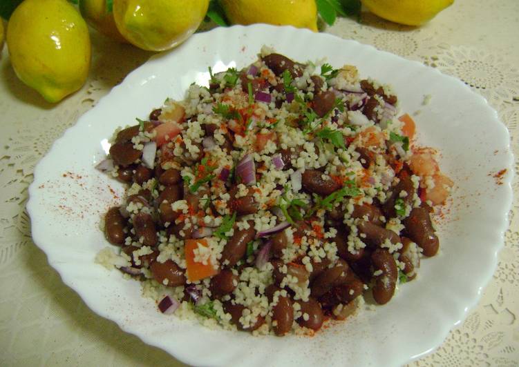 Recipe of Super Quick Homemade Rajma &amp; Couscous Salad