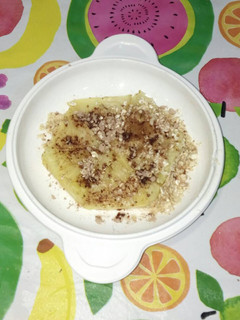 Foto principal de Piña con miel, avena y chocolate
