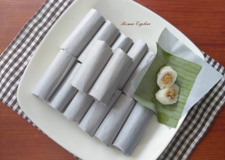 Lemper Ayam/Ketan Isi Ayam Enak, Gurih dan Lembut