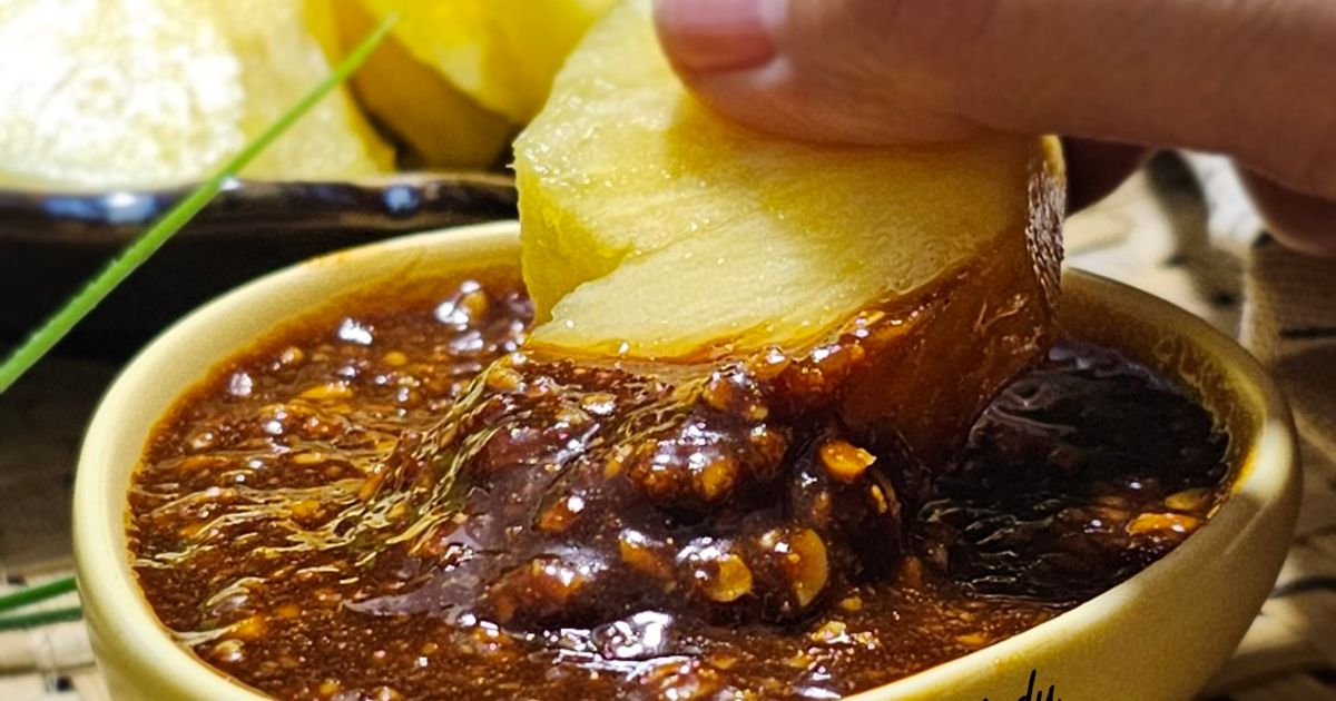 Sambal Rujak Manis Ulek Buah Nanas