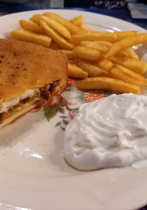 Hortobágyi húsos palacsinta recept fotója
