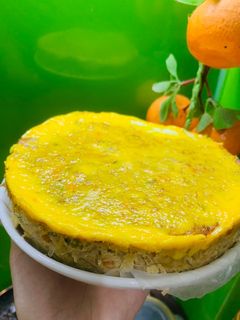 Hình của món Chả trứng hấp bằng nồi chiên không dầu.