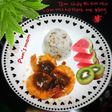 Tôm cháy tỏi rim nho xanh