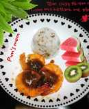 Tôm cháy tỏi rim nho xanh