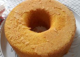 Bolo simples de flocão de milho 🌽