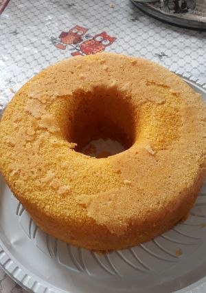 Foto de Bolo simples de flocão de milho 🌽