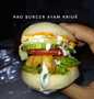 Cara Gampang Membuat Resep 86. Pao Burger isi Ayam Kriuk yang Lezat Sekali Anti Ribet, Uenak Banget