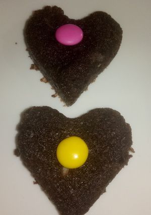A picture of Coconut-Chocolate Heart.