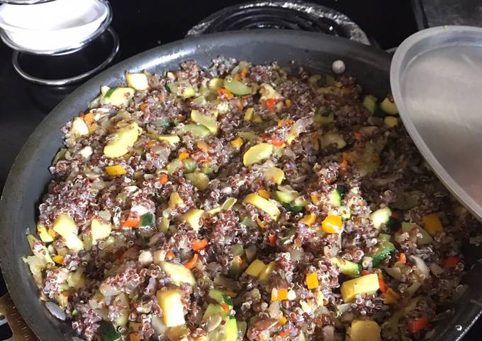 Steps to Prepare Homemade Alkaline - Vegetable Quinoa