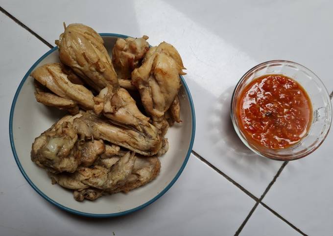 Resep Ayam Pop dan Sambal Pop, Enak
