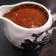 A picture of Home Made Imlee ginger sauce.