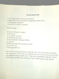 A picture of Bean Dip.
