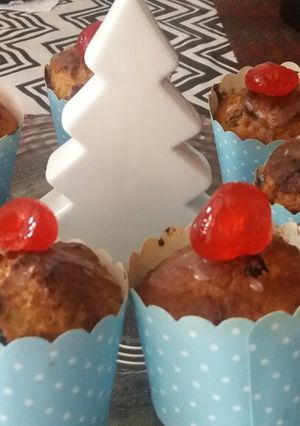 Una foto de Cupcakes tipo pan dulce integrales