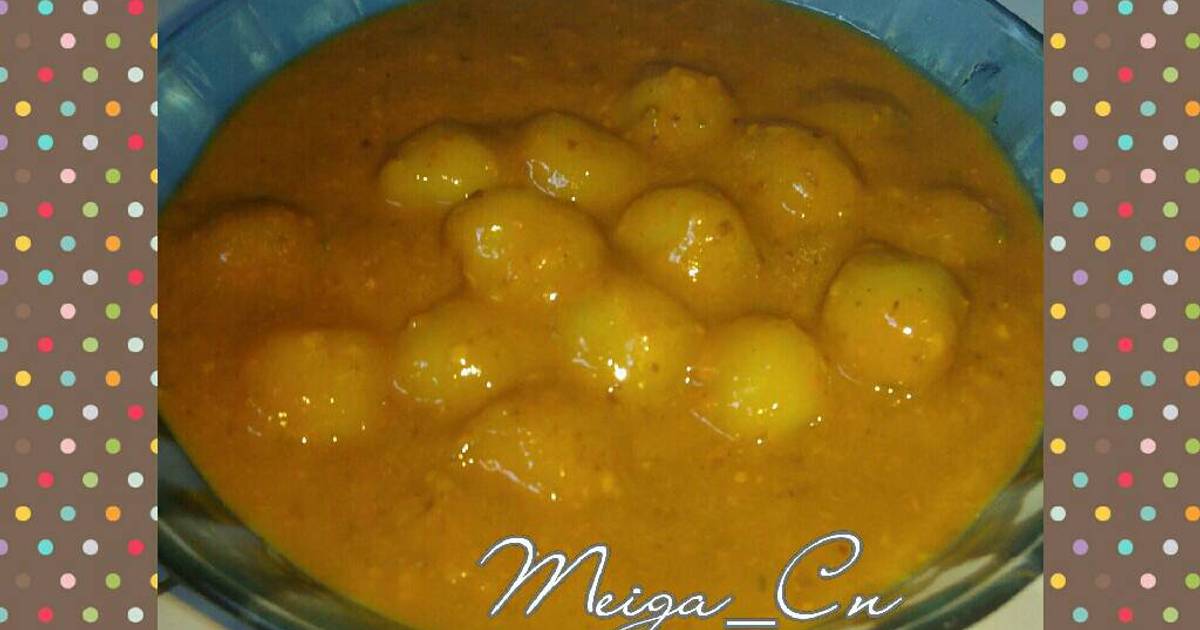 Resep Cilok Saus Kacang Pedaass Oleh Meiga Candinegara Cookpad