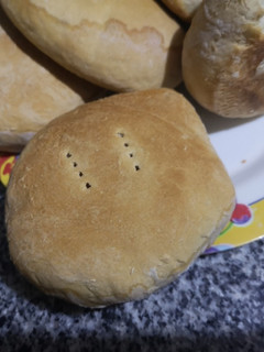 Una foto de Pan amasado sin materia grasa