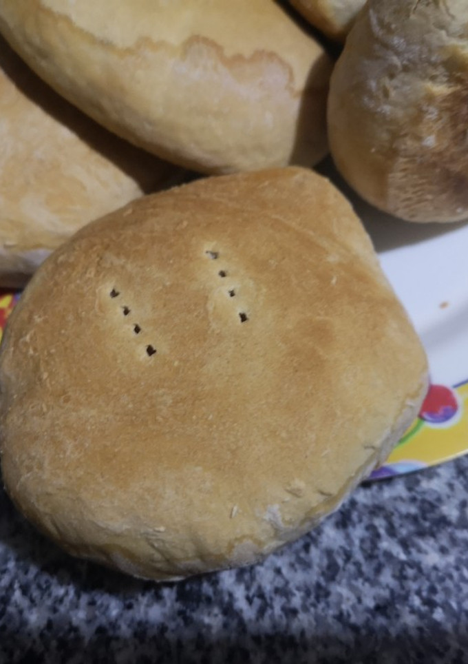 Una foto de Pan amasado sin materia grasa