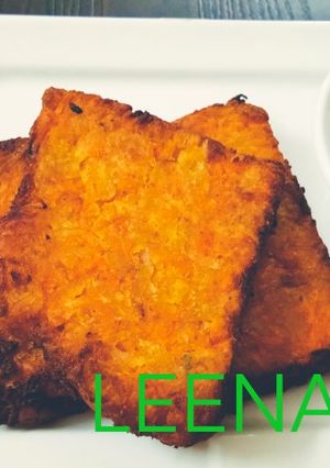 A picture of Carrot Hash Browns.