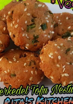 Foto resep Vegetarian Perkedel Tofu nestum