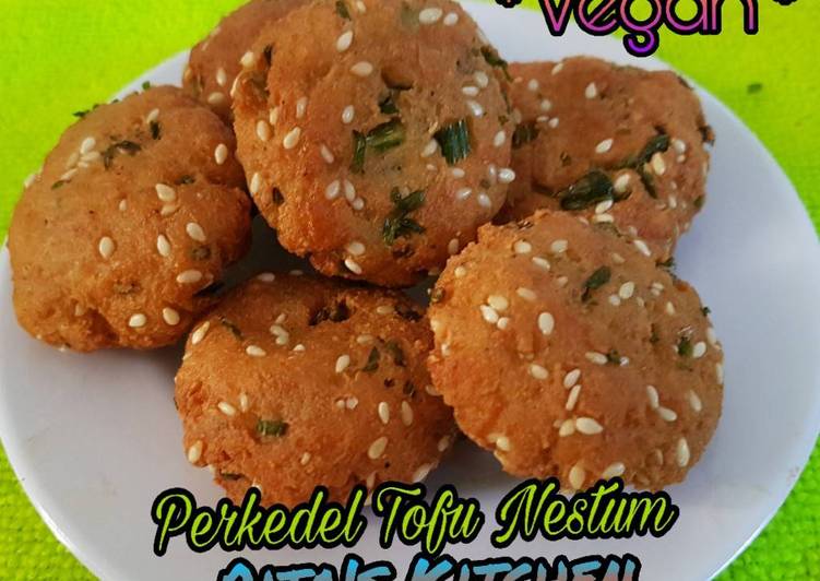 Vegetarian Perkedel Tofu nestum