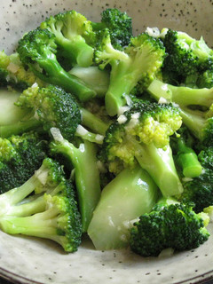 A picture of Broccoli with Garlic Sauce.