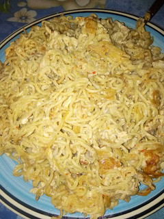 A picture of Fried indomie With egg.