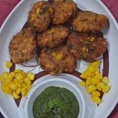 A picture of Corn Tikki.