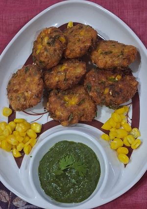 A picture of Corn Tikki.