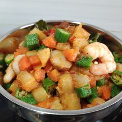 A picture of Sambal Goreng Okra.