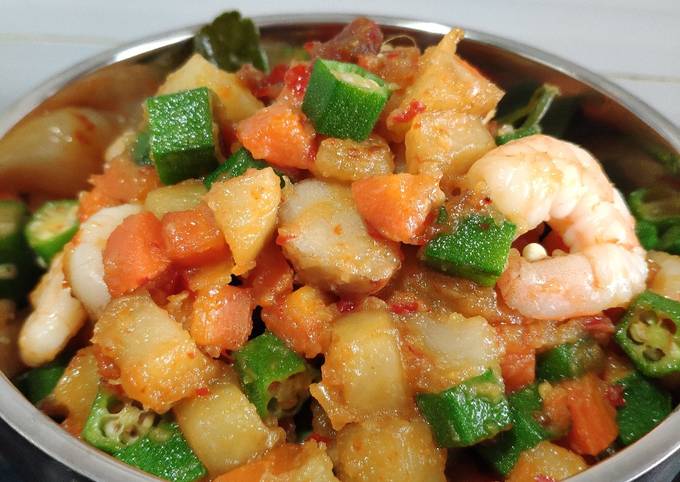 Simple Way to Prepare Speedy Sambal Goreng Okra