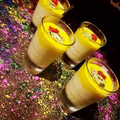 Thandai pudding A picture of Thandai pudding.