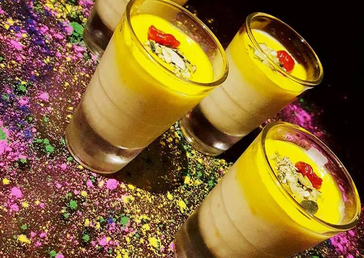 Thandai pudding