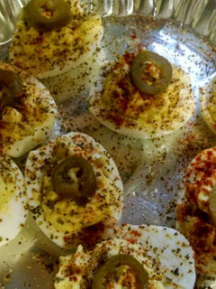 A picture of Deviled Eggs.