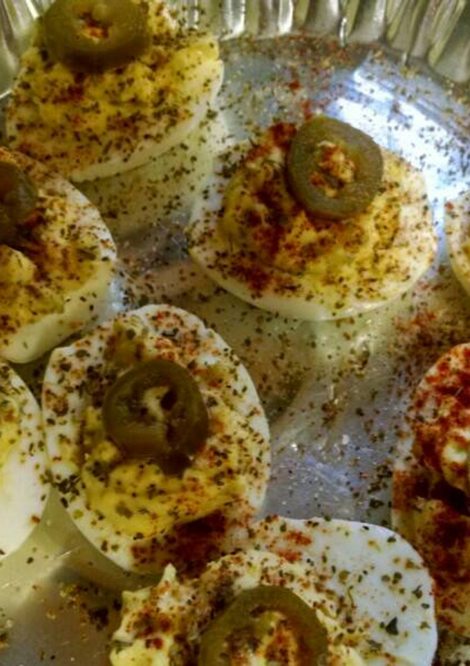 A picture of Deviled Eggs.