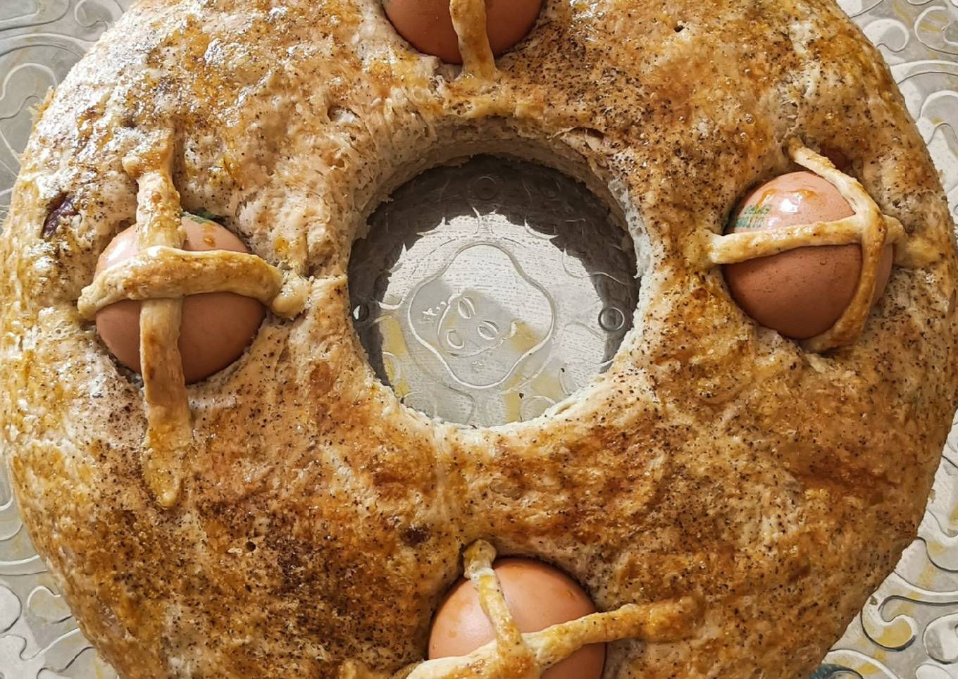 Il casatiello napoletano Neapolitan Easter bread