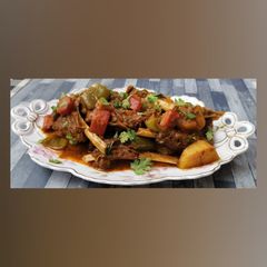 Mutton Tandoori Chops with Vegetables! A picture of Mutton Tandoori Chops with Vegetables!.