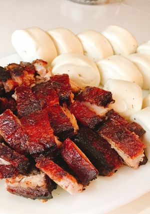 Hình của món Heo quay bánh bao nhà làm 🐽.