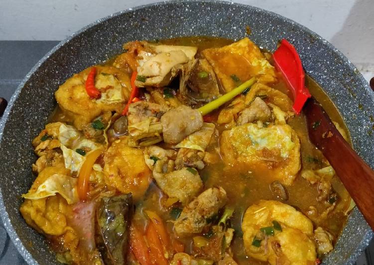 Resep Tongseng Ayam + Tahu Pedas, Sempurna