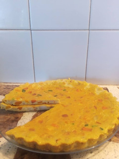 Una foto de Tarta de verduras sin harina