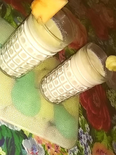 A picture of Mixed fruits smoothie 🥛.