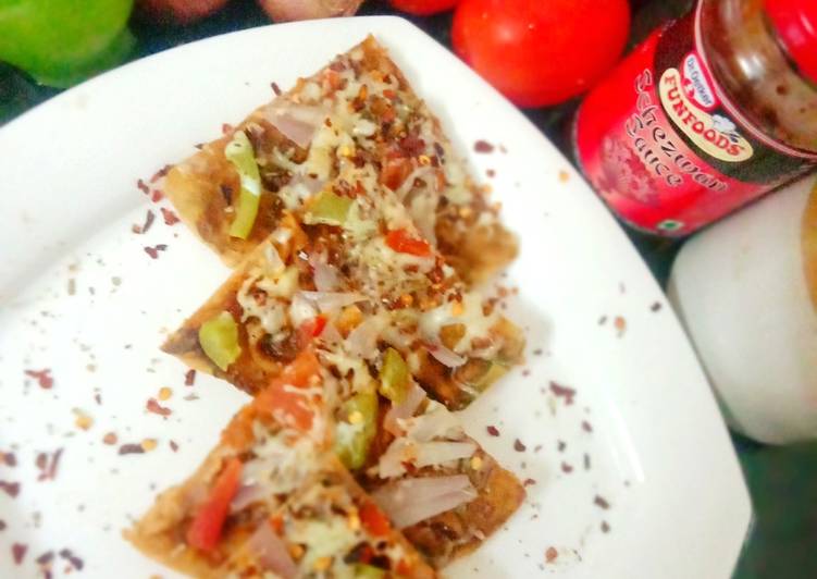 How to Make Tasty Paratha Pizza
