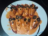 Pimientos rellenos gratinados