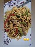 Noodles με γαρίδες ή κοτόπουλο